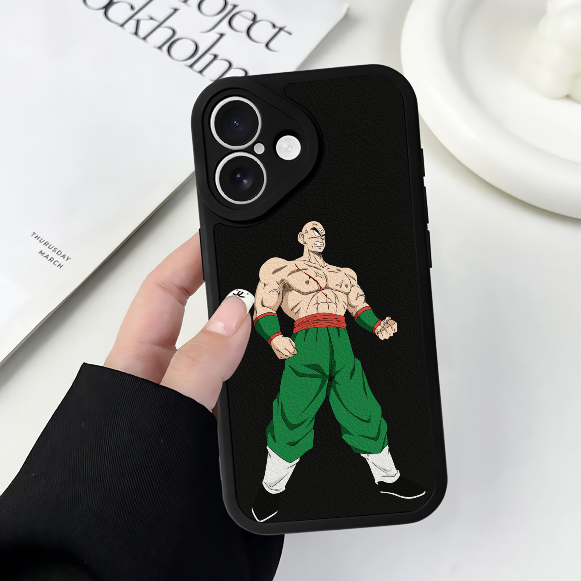 （画像用） ドラゴンボール DRAGON BALL 【iPhone 16シリーズ対応】シリコンスマホケース（レザー調） 材質：シリコン